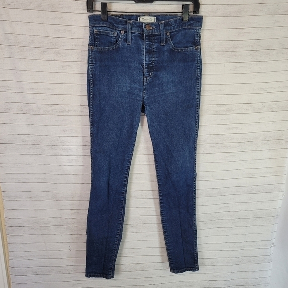 MADEWELL 10inch HIGH RISE SKINNY, SZ 28 - Picture 2 of 11